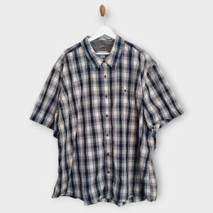Carhartt Shirt Mens 4X Multicolor Check Work Outdoor Casual Gorpcore Button Down